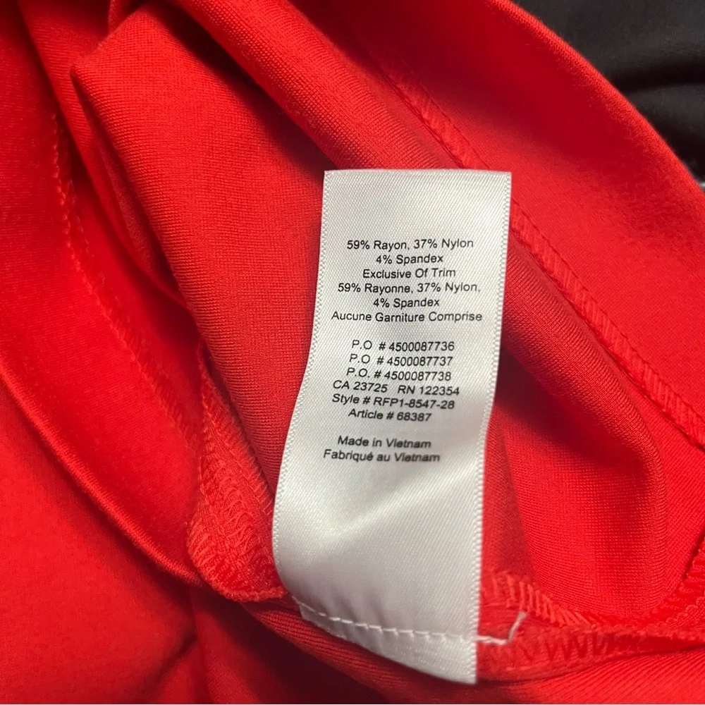 BABATON Aritzia Ruffle off the shoulder cocktail dress size 2 wedding guest - Picture 10 of 10